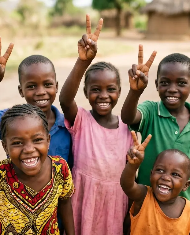 Children from rural Kisii in our program