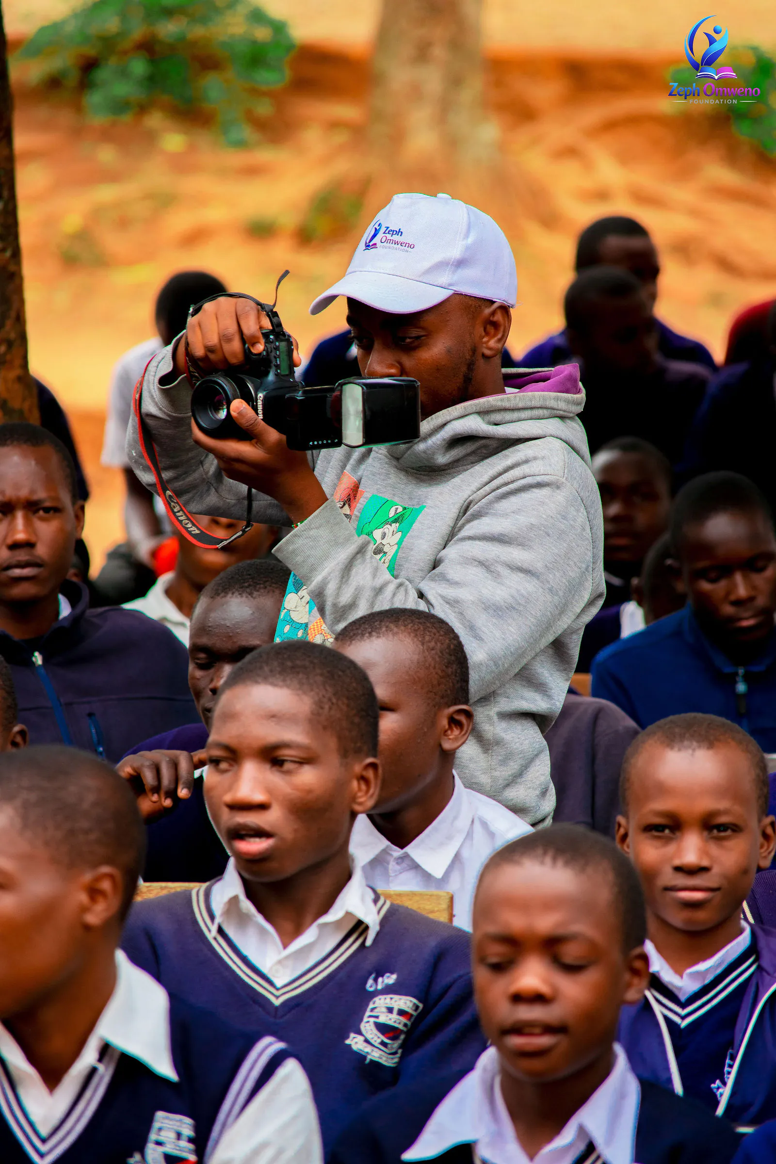 Magena Boys High School students listening during the mentorship programme